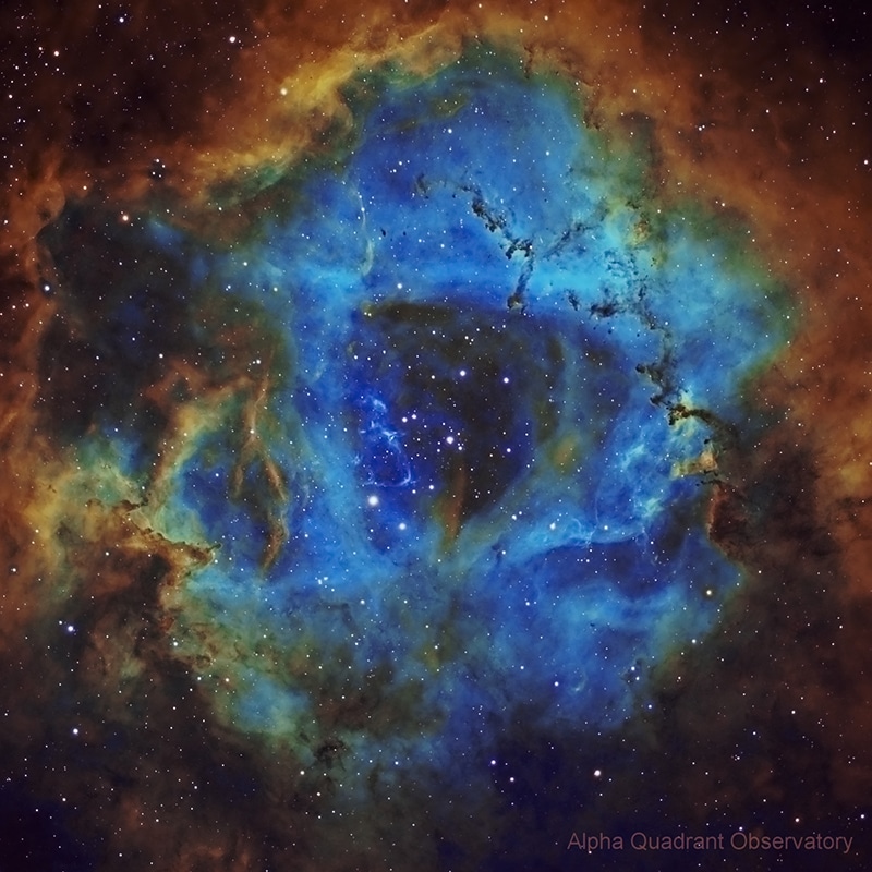 rosette-nebula-chris-howey-800x800 The Rosette Nebula (NGC2237), taken by Chris Howey with his TTS-160 Panther Telescope Mount with a rOTAtor attached