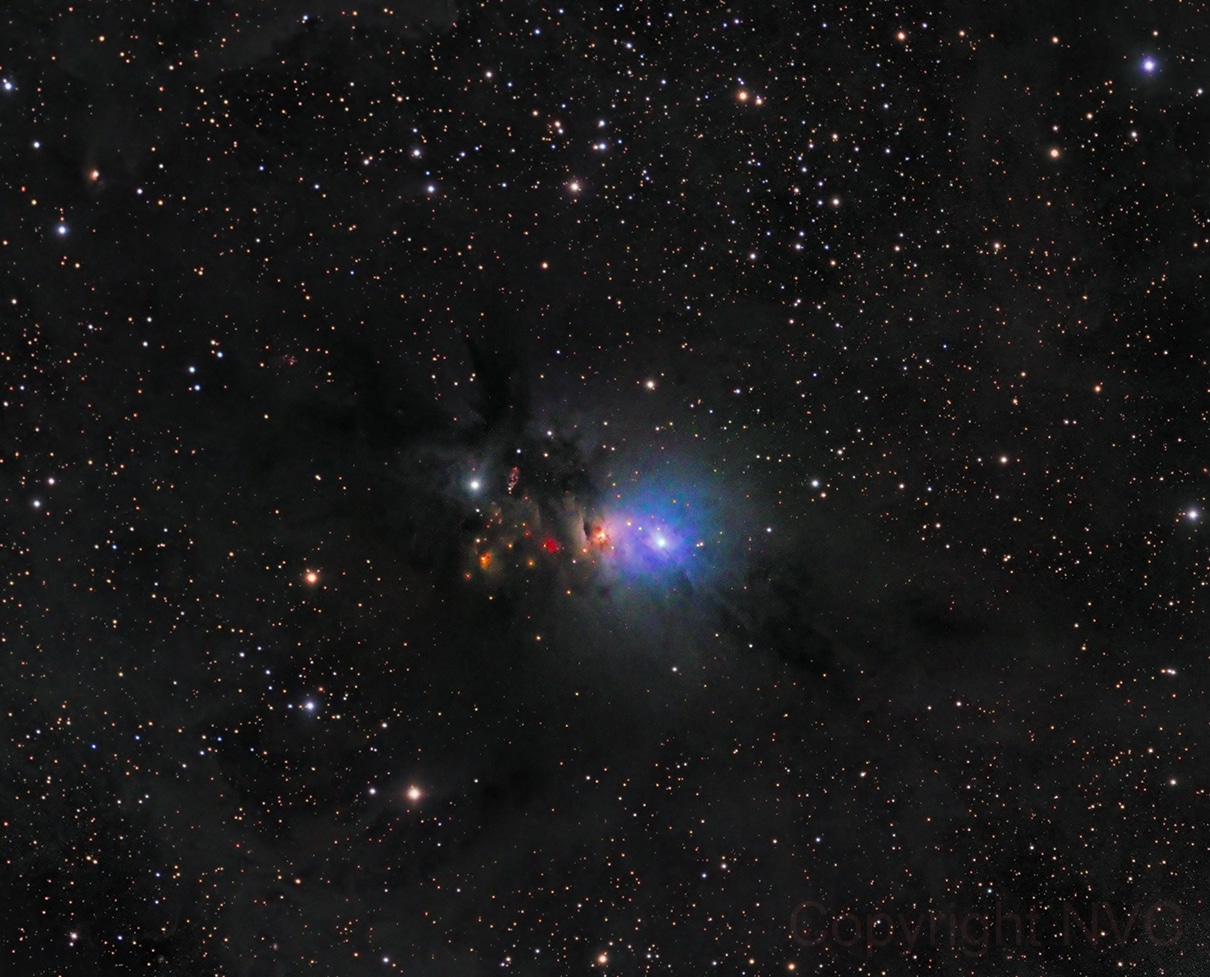 NGC1399 in the Fornax Cluster, taken by Niels V. Christensen