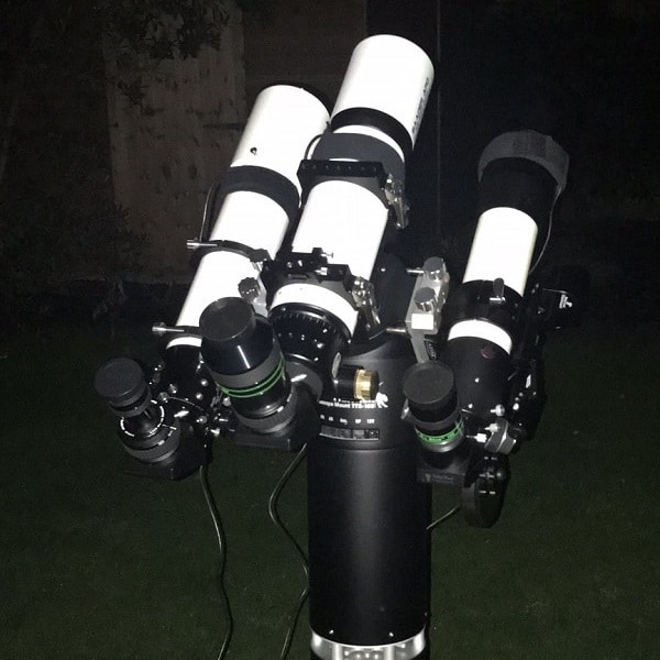 Orpin setup with 3 scopes outdoors square
