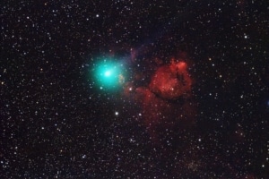 Telescope: TEC APO140ED, Camera: Canon EOS 1100D / Rebel T3 / Kiss X50 (modified), Filters: Astronomik CLS, Mount: TTS-160 Panther with rOTAtor Taken by: Niels Haagh