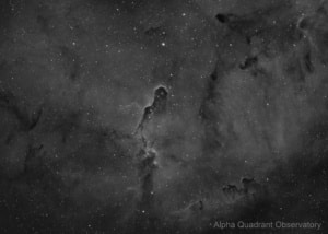 Telescope: Borg 125SD f/3.9, Camera: ZWO ASI1600MM COOL, Filters: Chroma Ha 3nm, Mount: TTS-160 Panther with rOTAtor, Taken by: Chris Howey