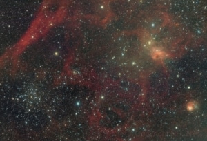 Telescope: Celestron C9.25, Camera: ZWO ASI071MC Pro, Mount: TTS-160 Panther with rOTAtor, Taken by: Niels Haagh and Niels V.
