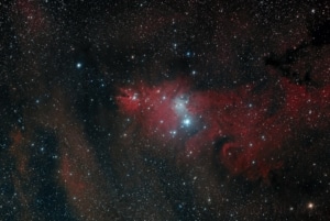 Telescope: Celestron C9.25, Camera: ZWO ASI071MC Pro, Mount: TTS-160 Panther with rOTAtor Taken by: Niels Haagh and Niels V.