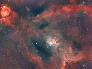 Telescope: Askar FRA600, Camera: zwo asi 071MC PRO ZWO, ATIK Horizon beta camera, Filters: Optolong L-Pro 2" Optolong, Baader LRGB, Hubble palette filters Baader filters, Baader Ha 7nm 2" Baader, Mount: TTS-160 Panther with rOTAtor, Taken by: Niels Haagh and Niels V.