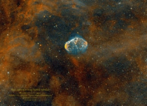 Telescope: WO FLT91 telescope @ 540mm, Camera: ZWO ASI2600MM Pro, Mount: TTS-160 Panther with rOTAtor, Taken by: Christine Z.